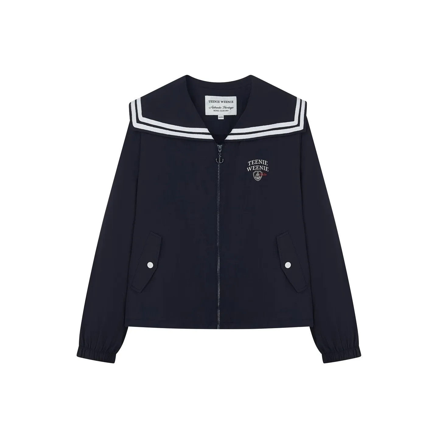 Teenie Weenie Темно-синий Женское короткое пальто