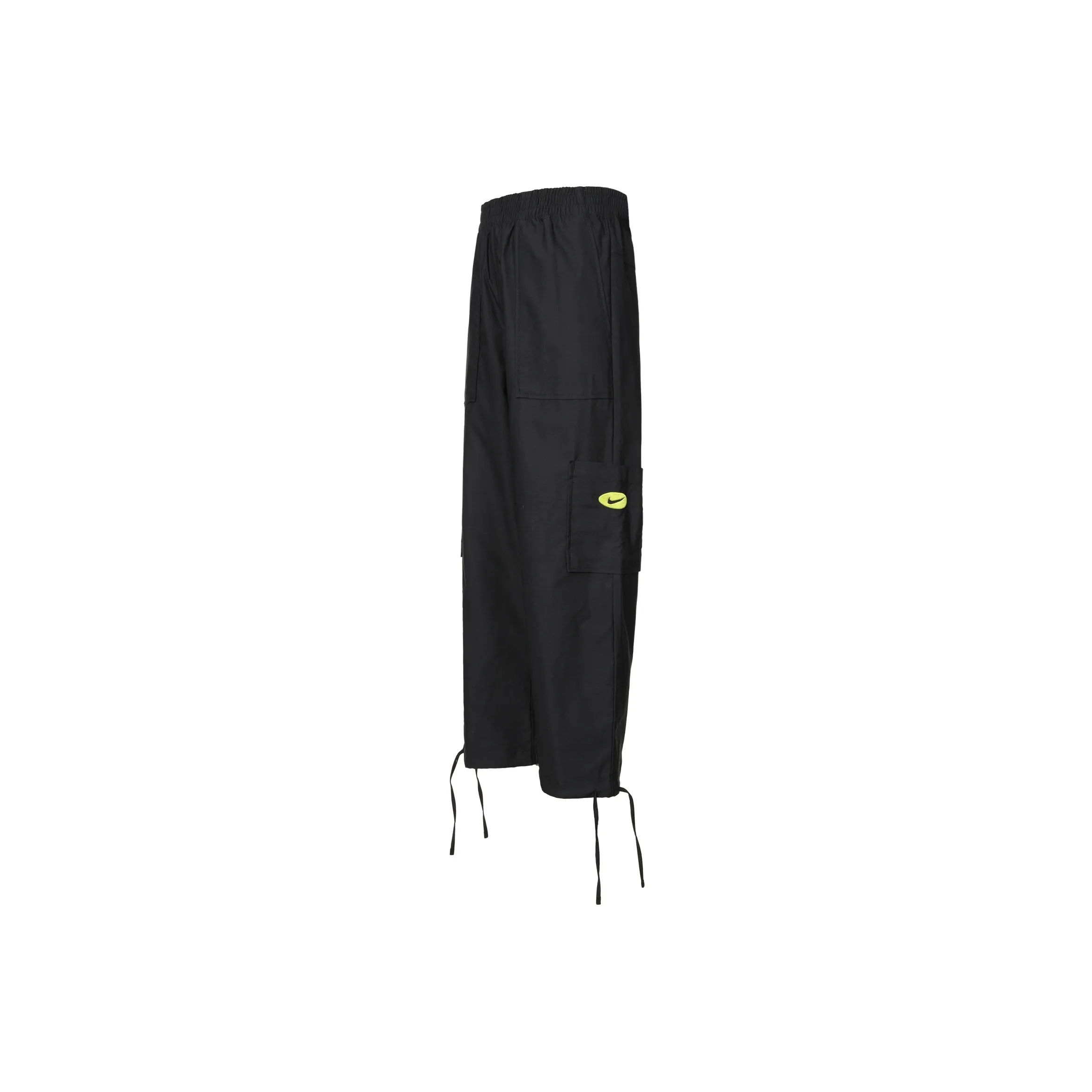 Nike Women's Drawstring Cuff Straight-Leg Pants Black