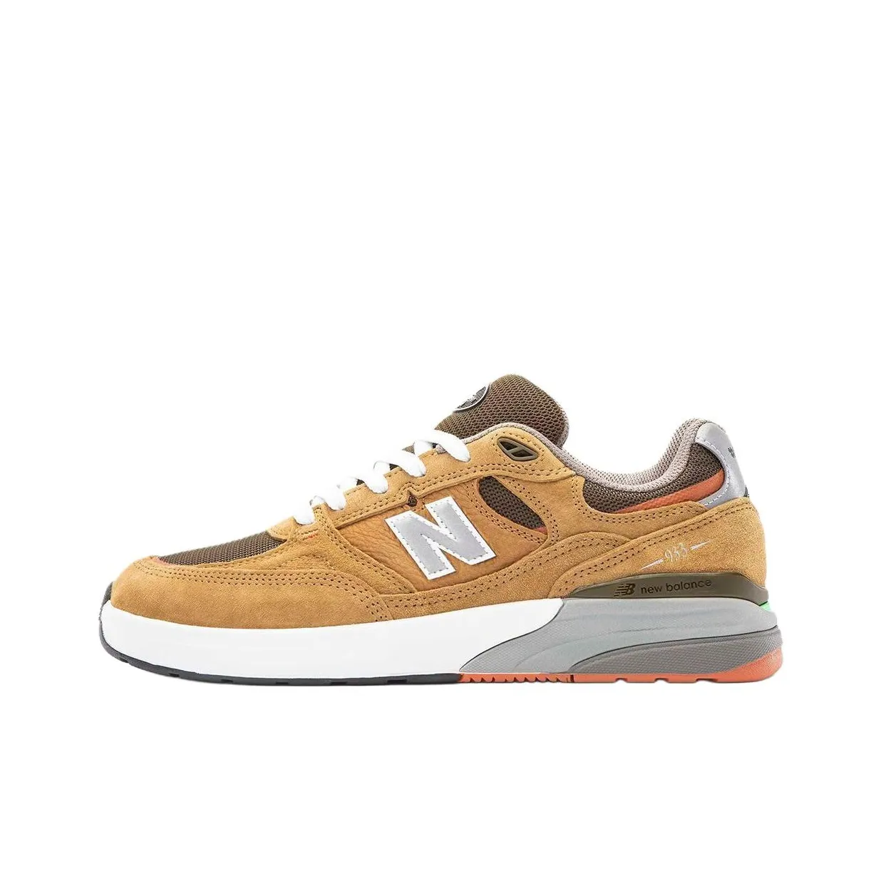 New Balance NB Numeric 933 Low Топ Повседневные Беговые Кроссовки Унисекс Коричневый
