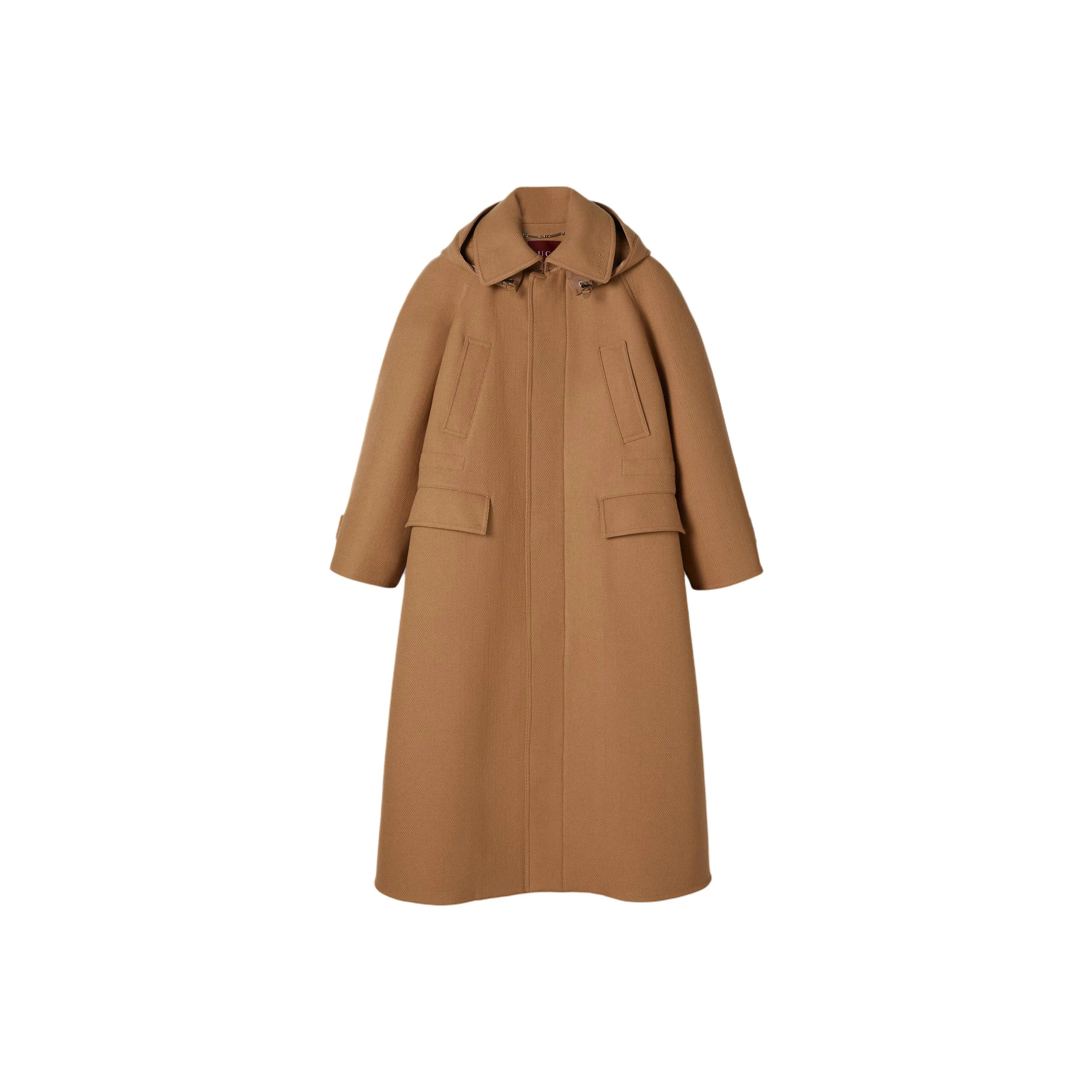 GUCCI Wool Cashmere Coat 'Beige/Camel'