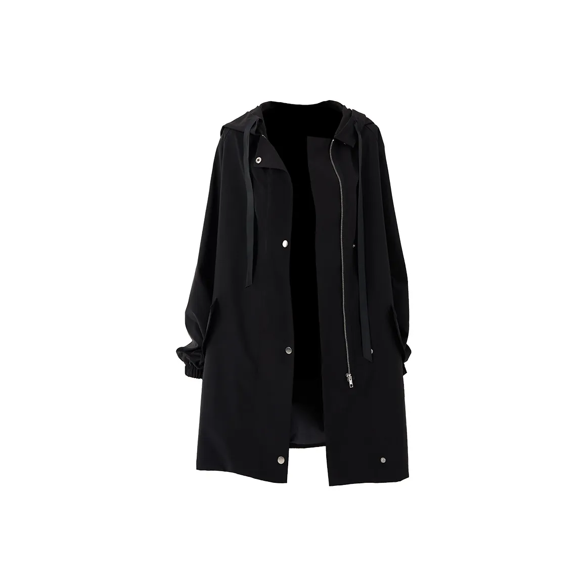 SOON FLOWER Тренчкот Женский Черный