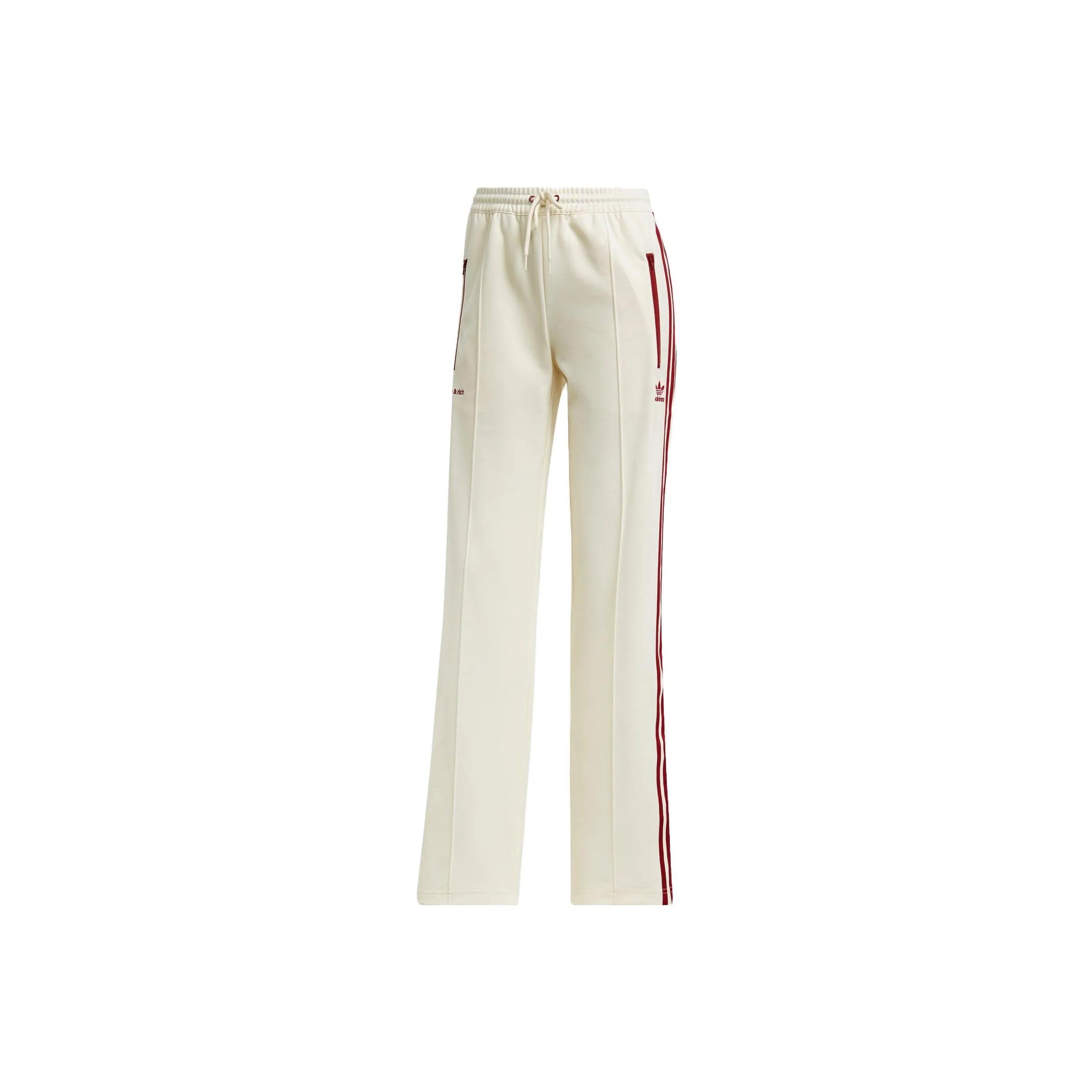 Sporty & Rich X Adidas Track Pants Cream/Merlot