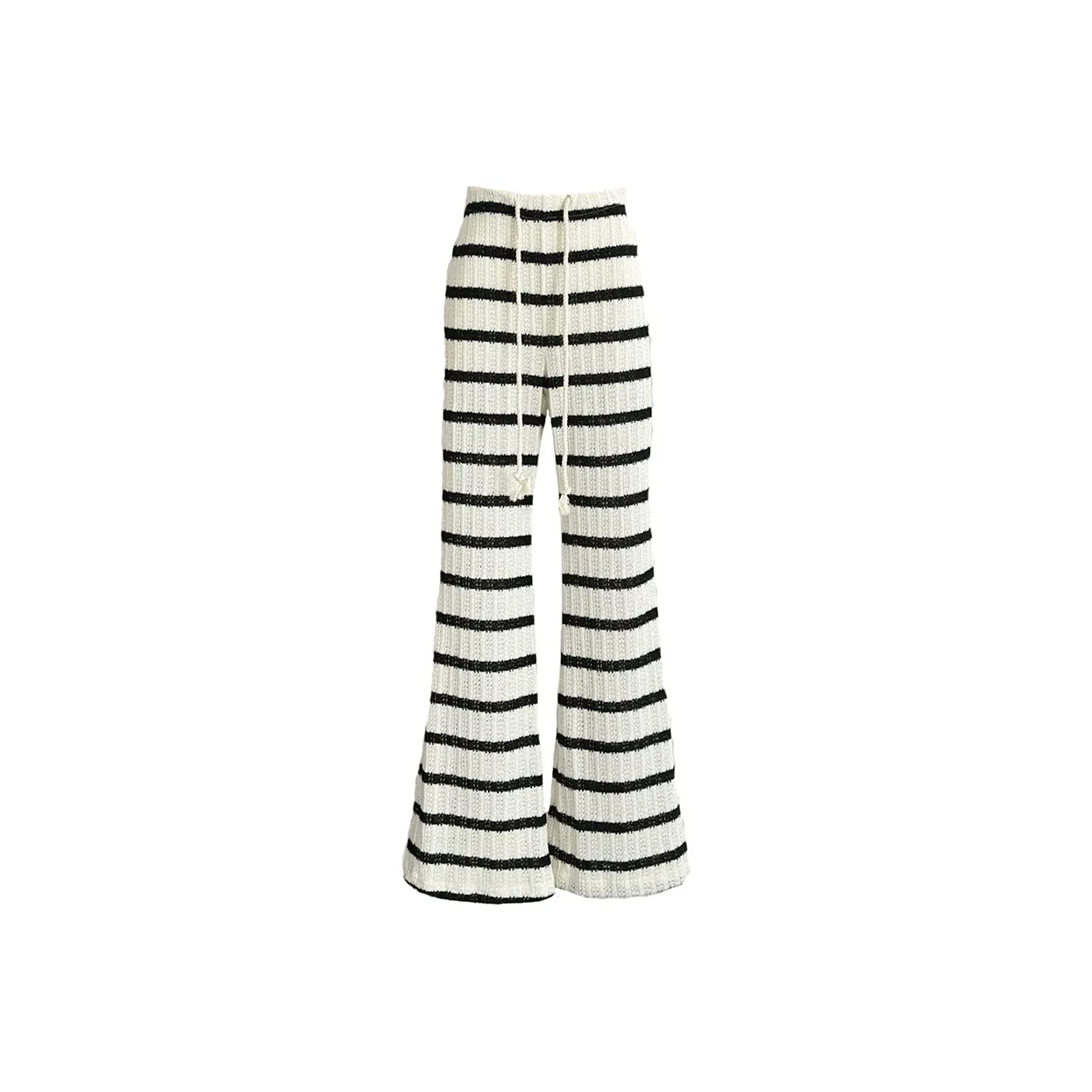BETTERSAY Повседневные брюки Женские Черно-белые полосы