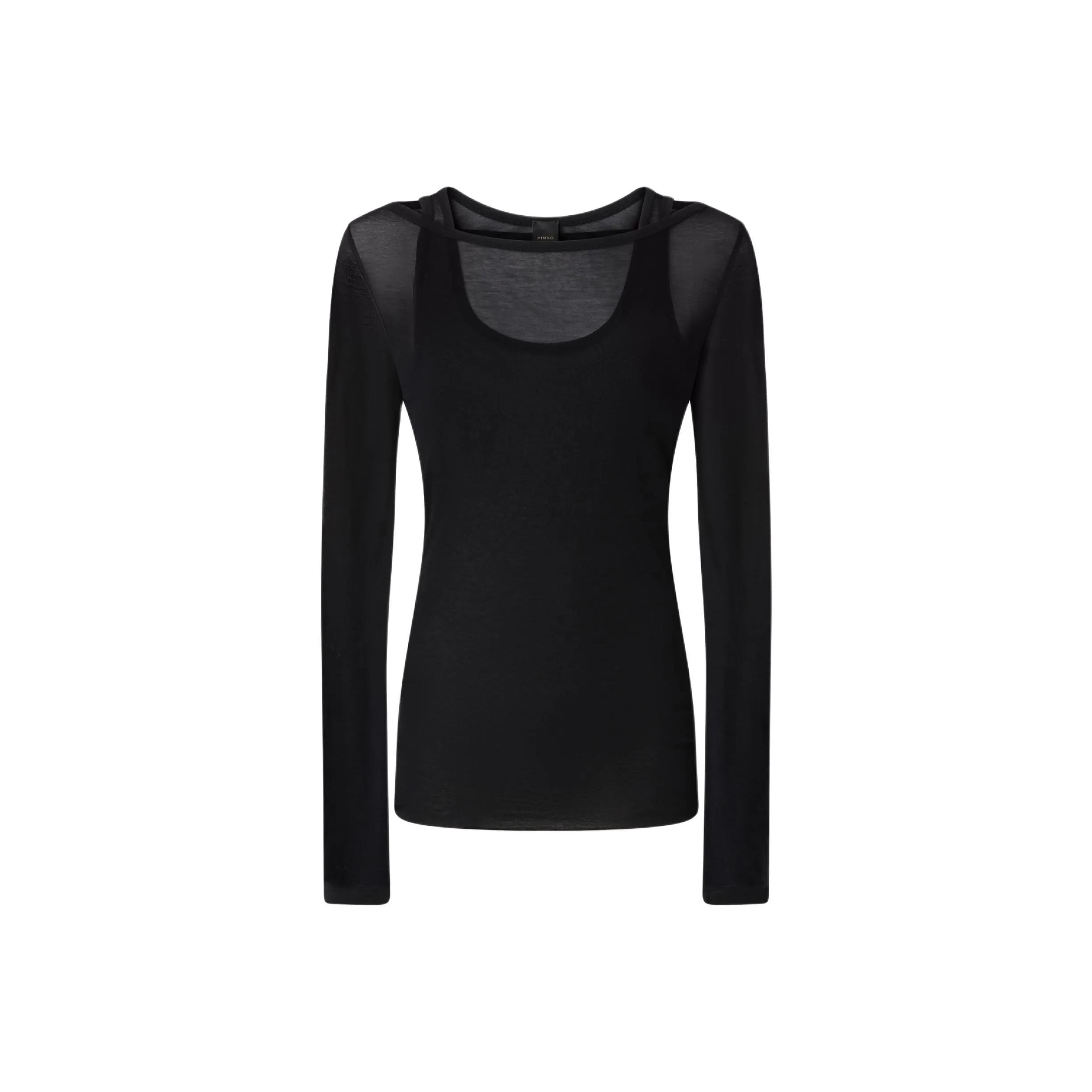 PINKO Long sleeve Gauze T shirt
