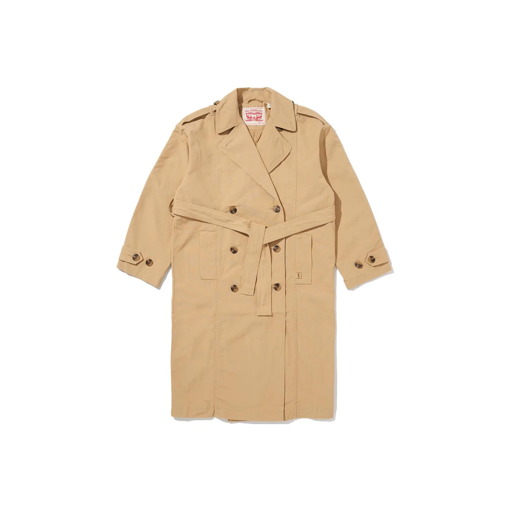 Levis Хаки Женская Куртка-Тренч