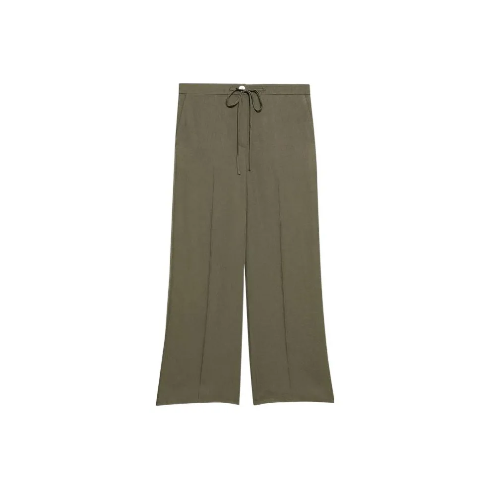 THEORY Willow Leaf Зеленые Женские Повседневные Брюки