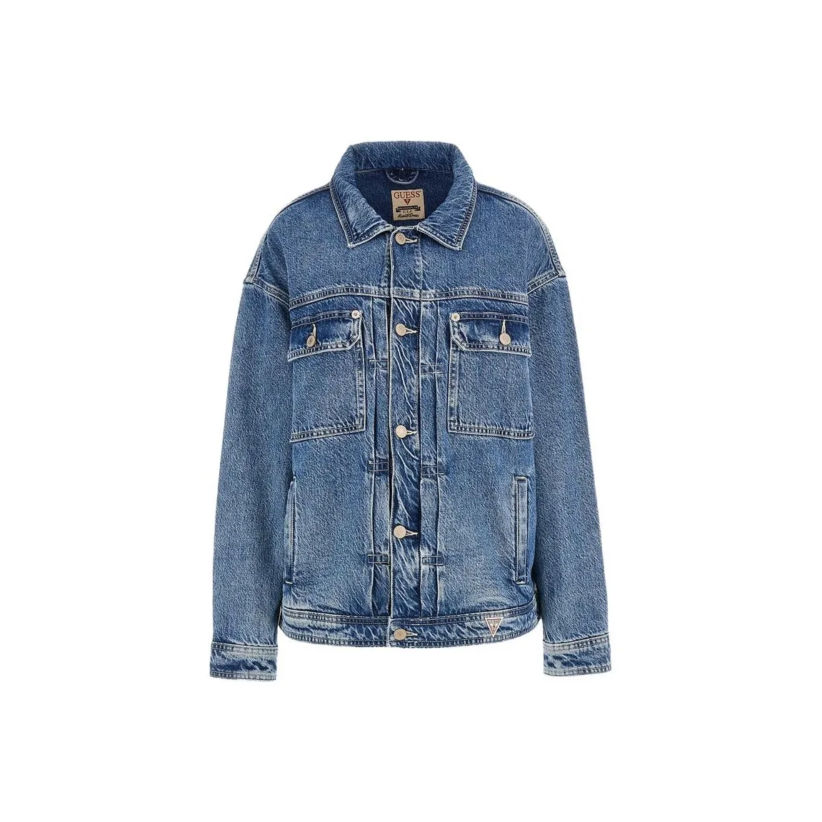 GUESS Denim Jacket Women's Blue