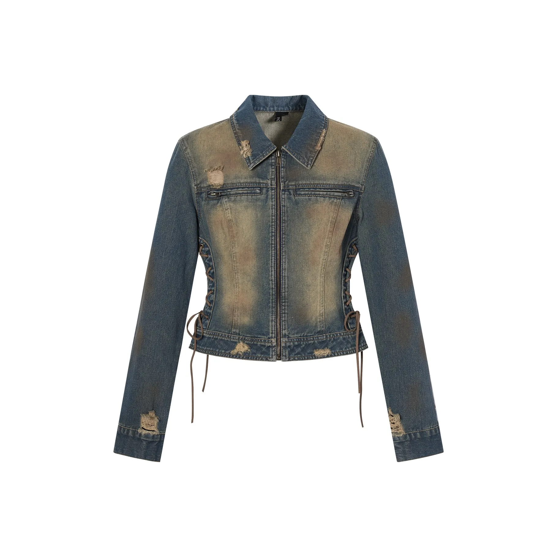 I'M ONE Denim Jacket Женская Wash Вымытый Синий