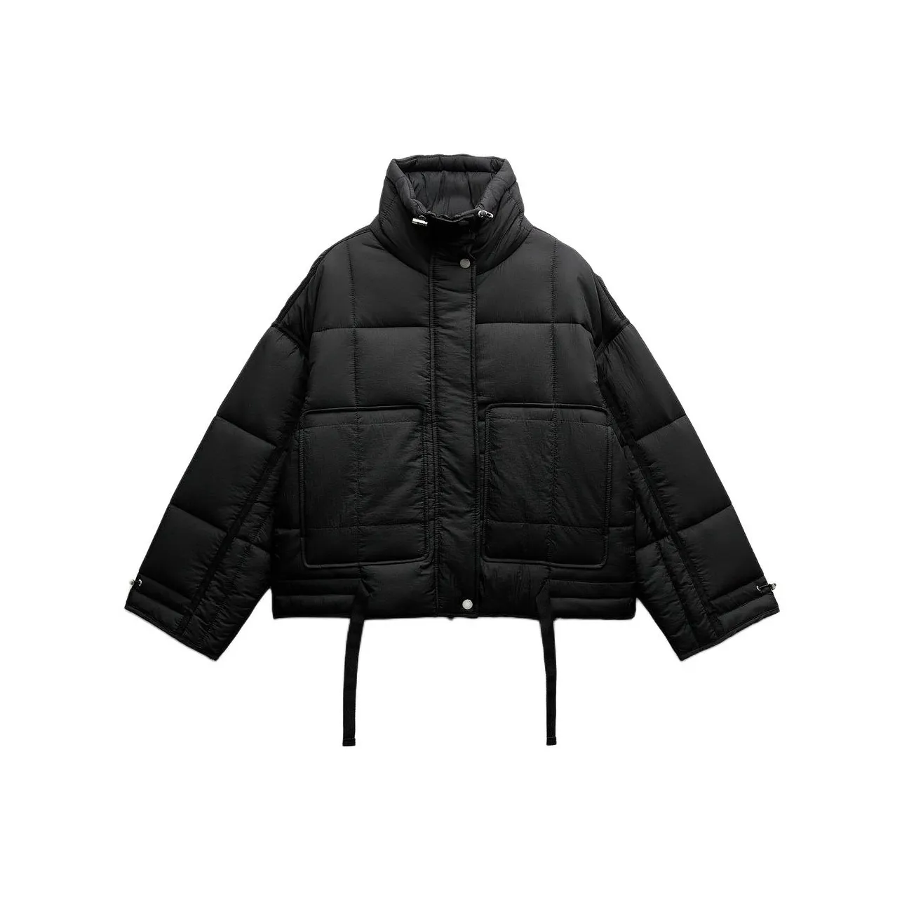 ZARA Puffer Jacket Women's Black