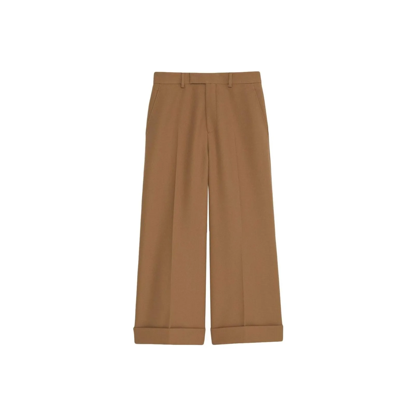 GUCCI SS23 Повседневные брюки Женские Коричневый