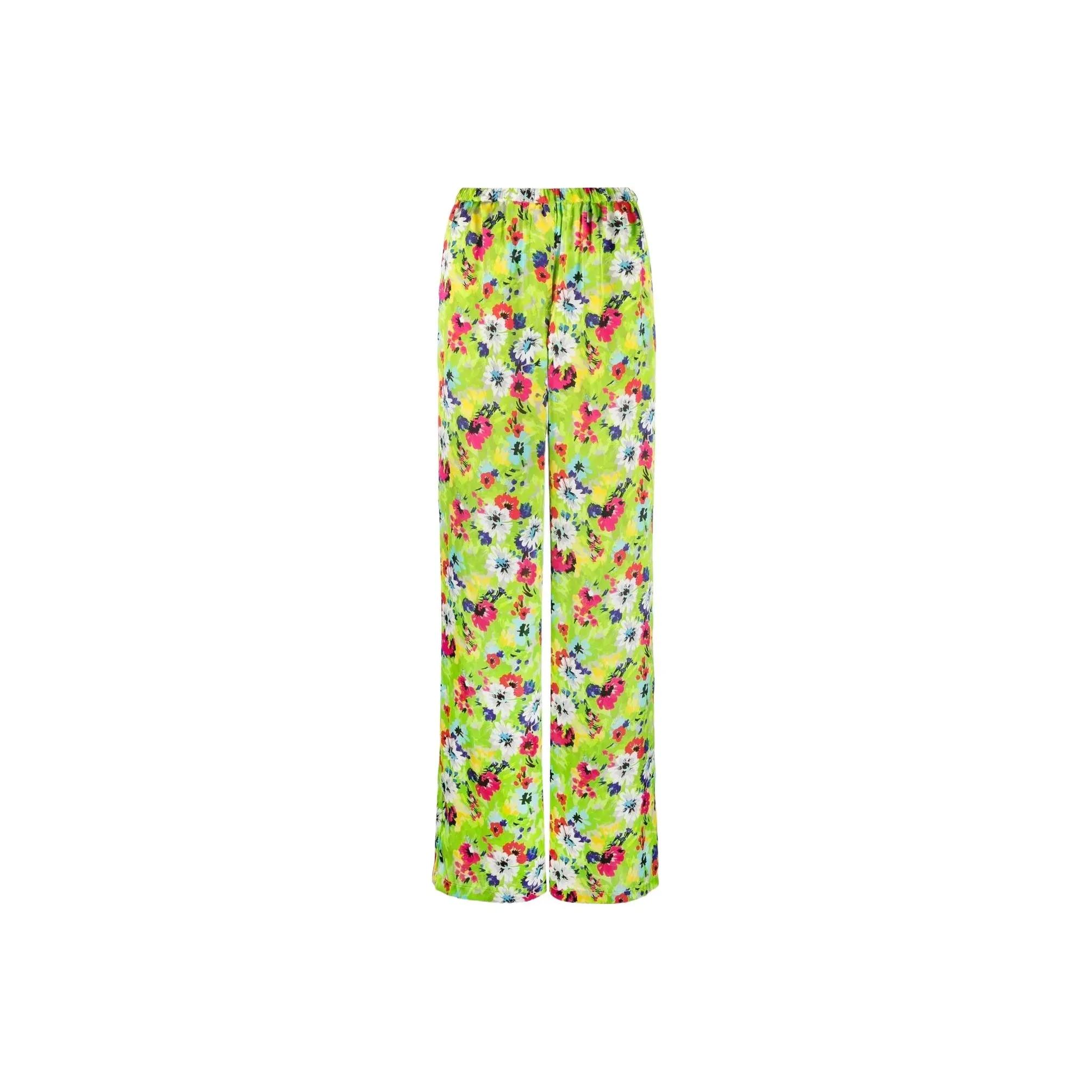 MSGM Floral Pattern Palazzo Trousers