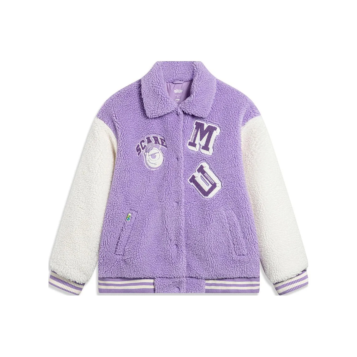 LiNing x Disney Sports Trend Series Puffer Jacket Women's Vero Rose Purple