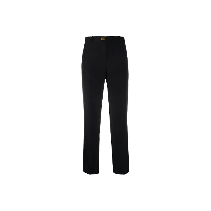 Givenchy Lock Detailed Cropped Trousers