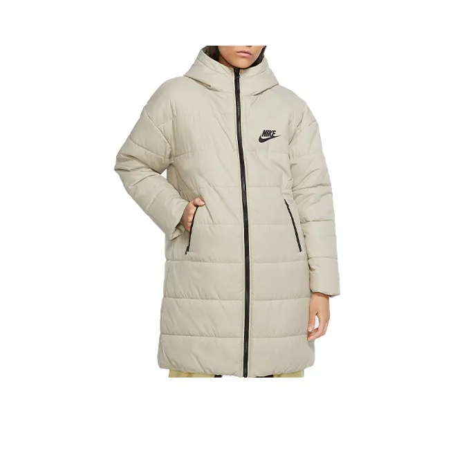 NIKE Каменный цвет Женские Объемные Куртки (Пуфы)