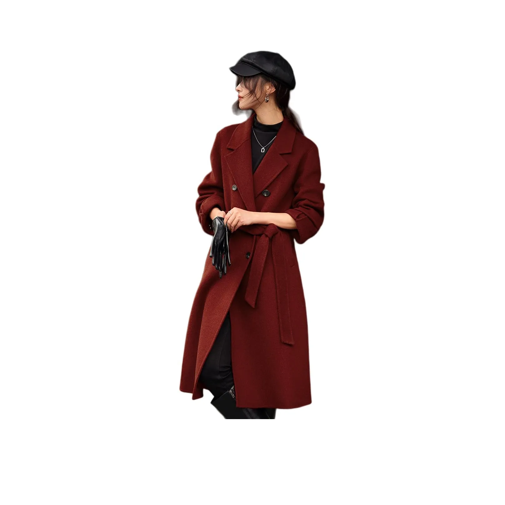 Mo Han Yi Mei Куртка Женская Бордовая