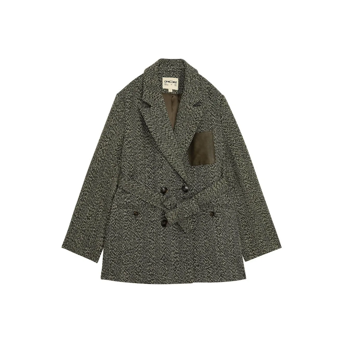 Omont Бизнес-костюм женский мохово-зеленый