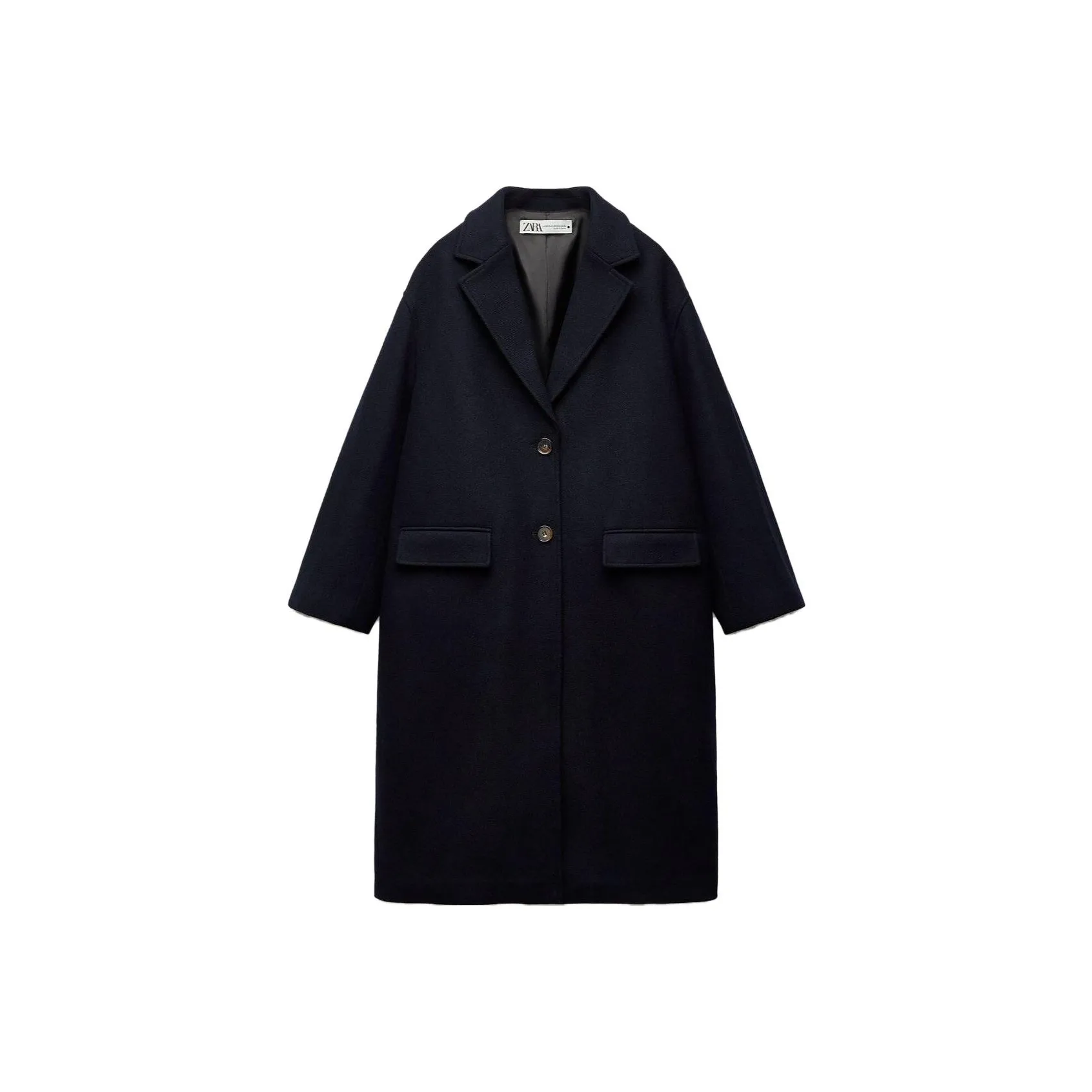 ZARA Coats Women's Blue