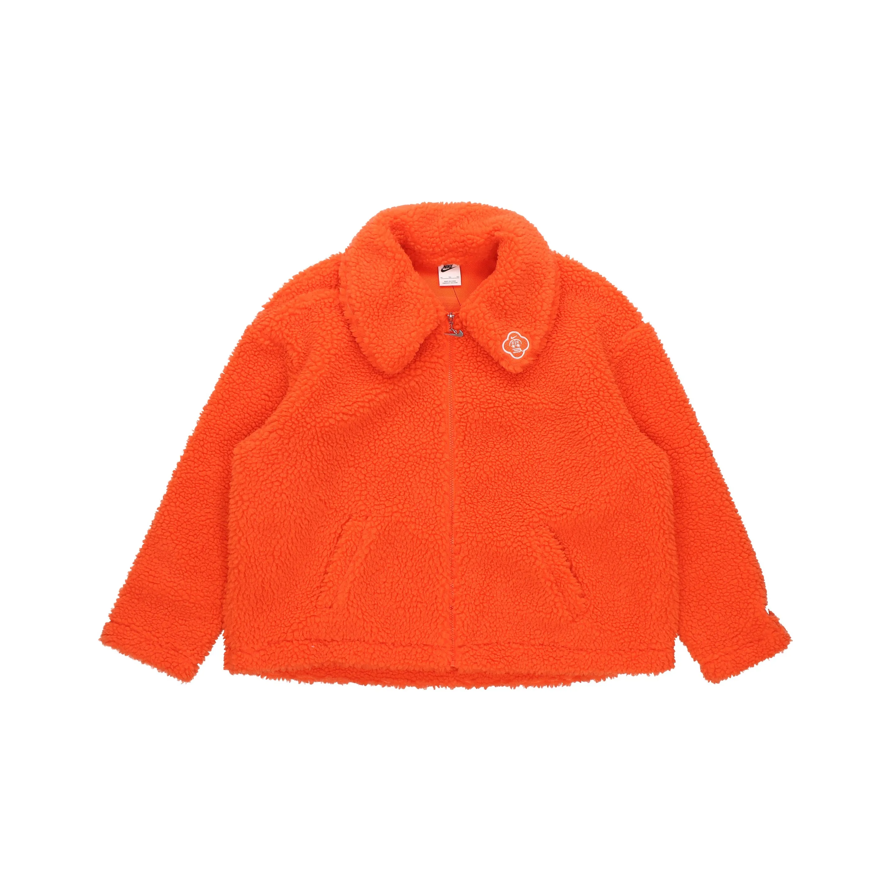 NIKE CNY Collection Апельсиновые Женские Бархатные Куртки