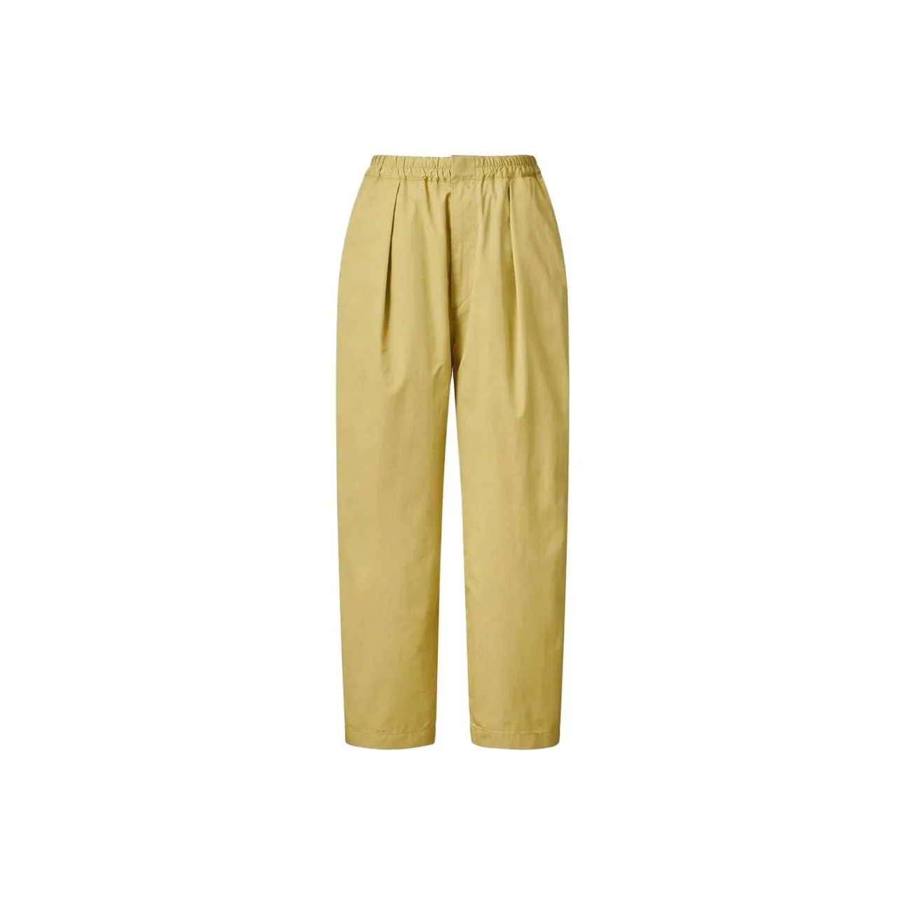 UNIQLO SS24 Casual Pants Women's Lemon Yellow