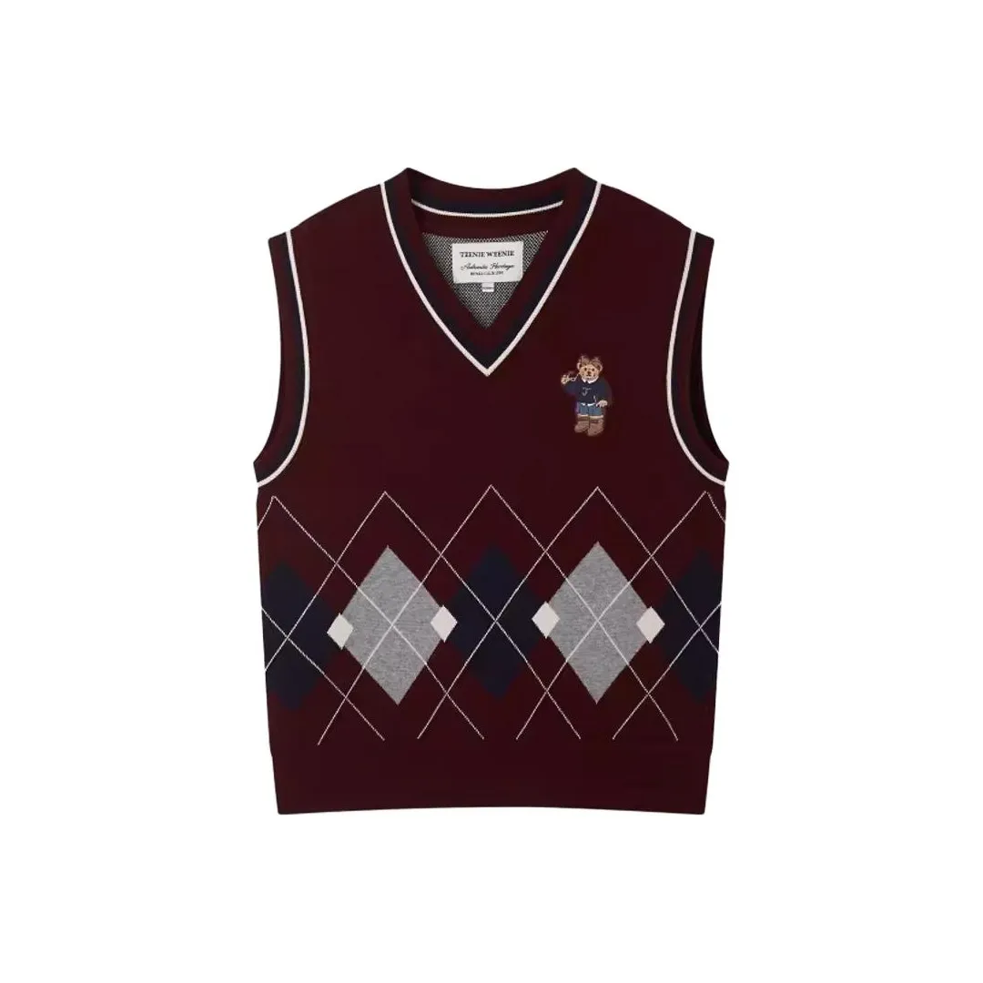 Teenie Weenie Vests Women's Burgundy