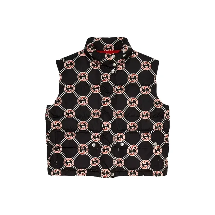 GUCCI Interlocking G Down Vest Black