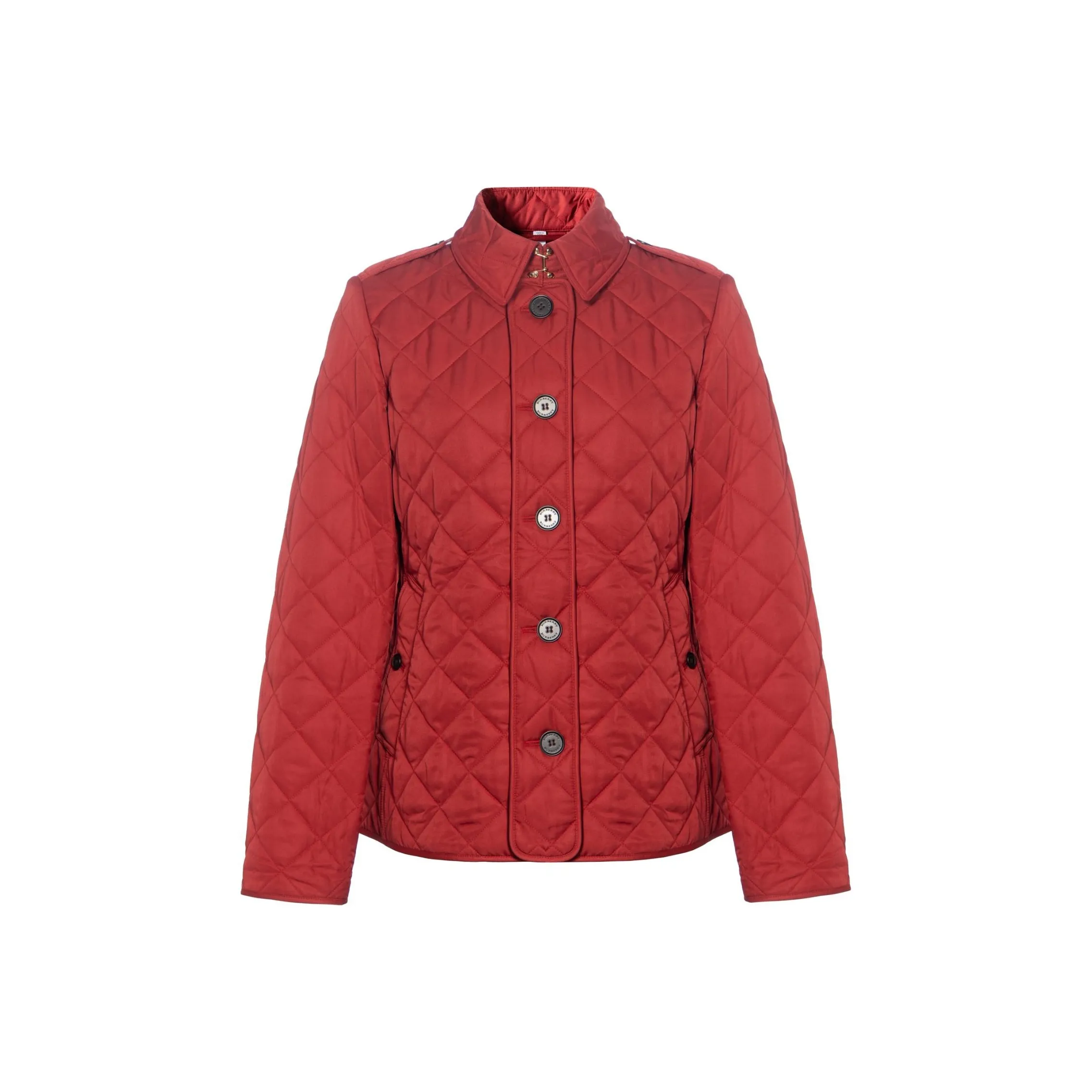 Burberry Diamond Quilted Jacket Red