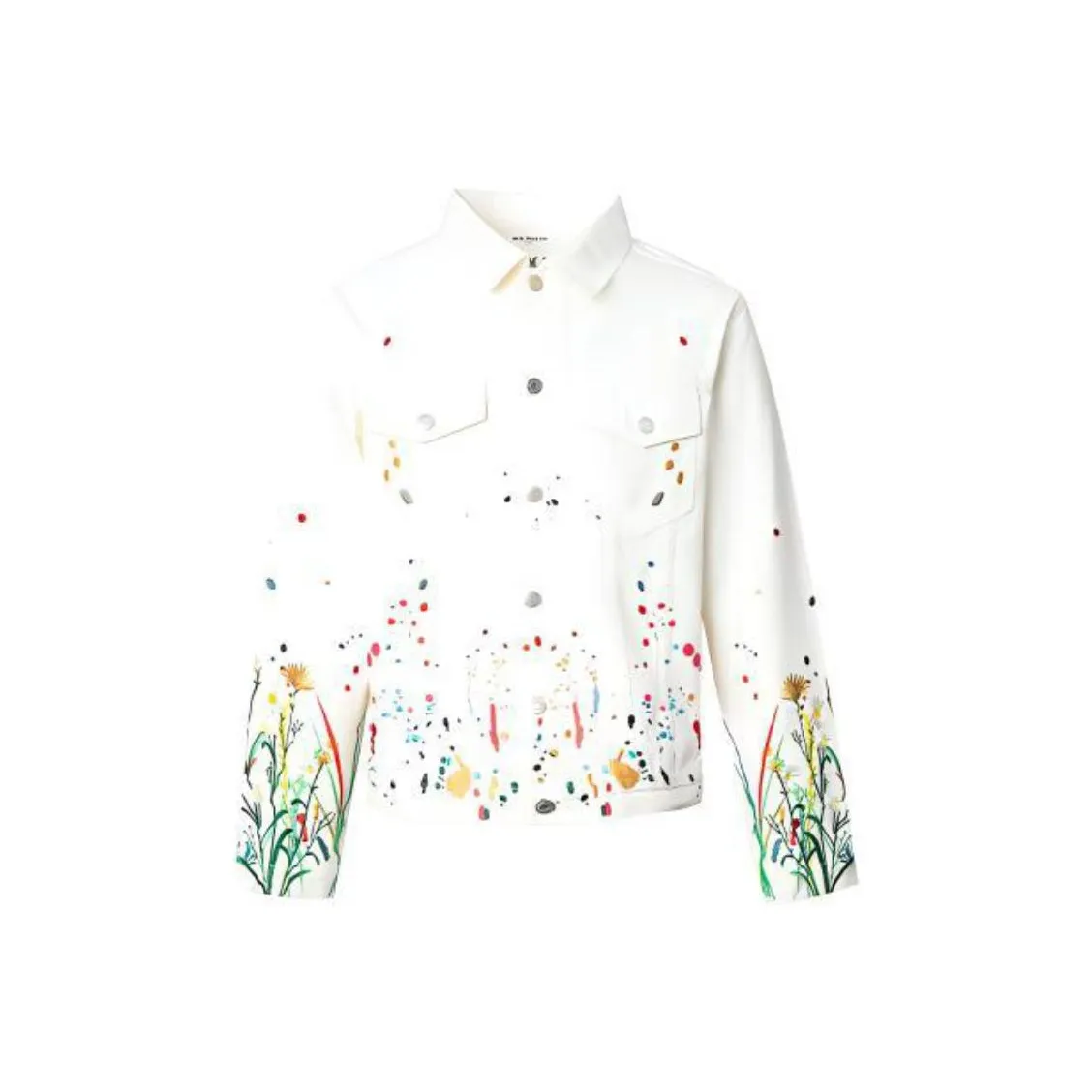 13 DEMARZO Denim Jacket Women's White