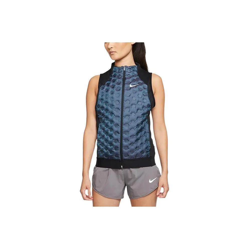 Nike Синий Женские Пуховый жилет
