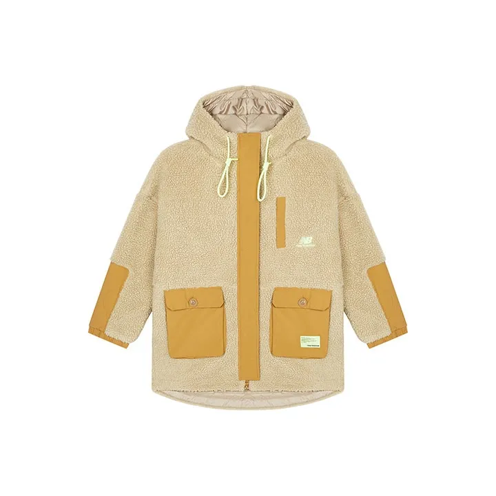 New Balance Коричневые Женские Бархатные Куртки