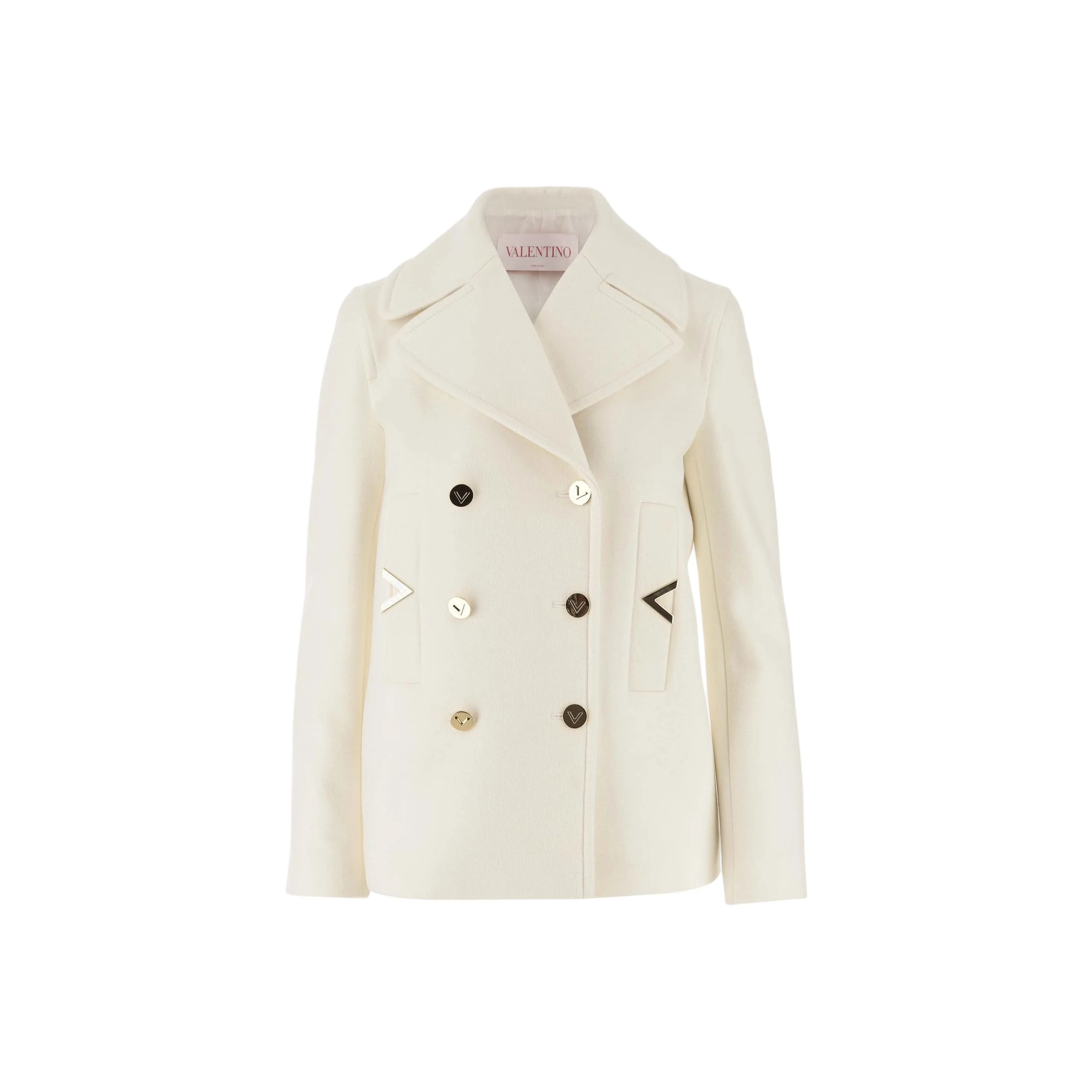 Valentino Coats Women's White