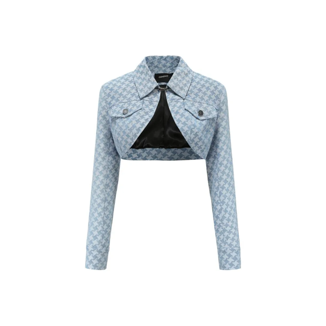 GIMING Cropped Jacket Женская Blue