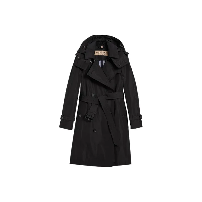 Burberry Women's Amberford Trench Coat Black