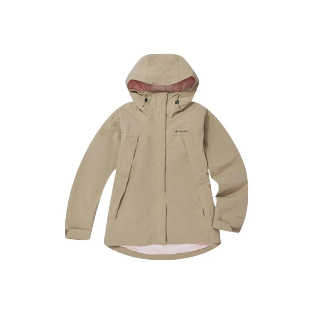 Columbia Водонепроницаемый и Теплый Ветровка Женские Хаки