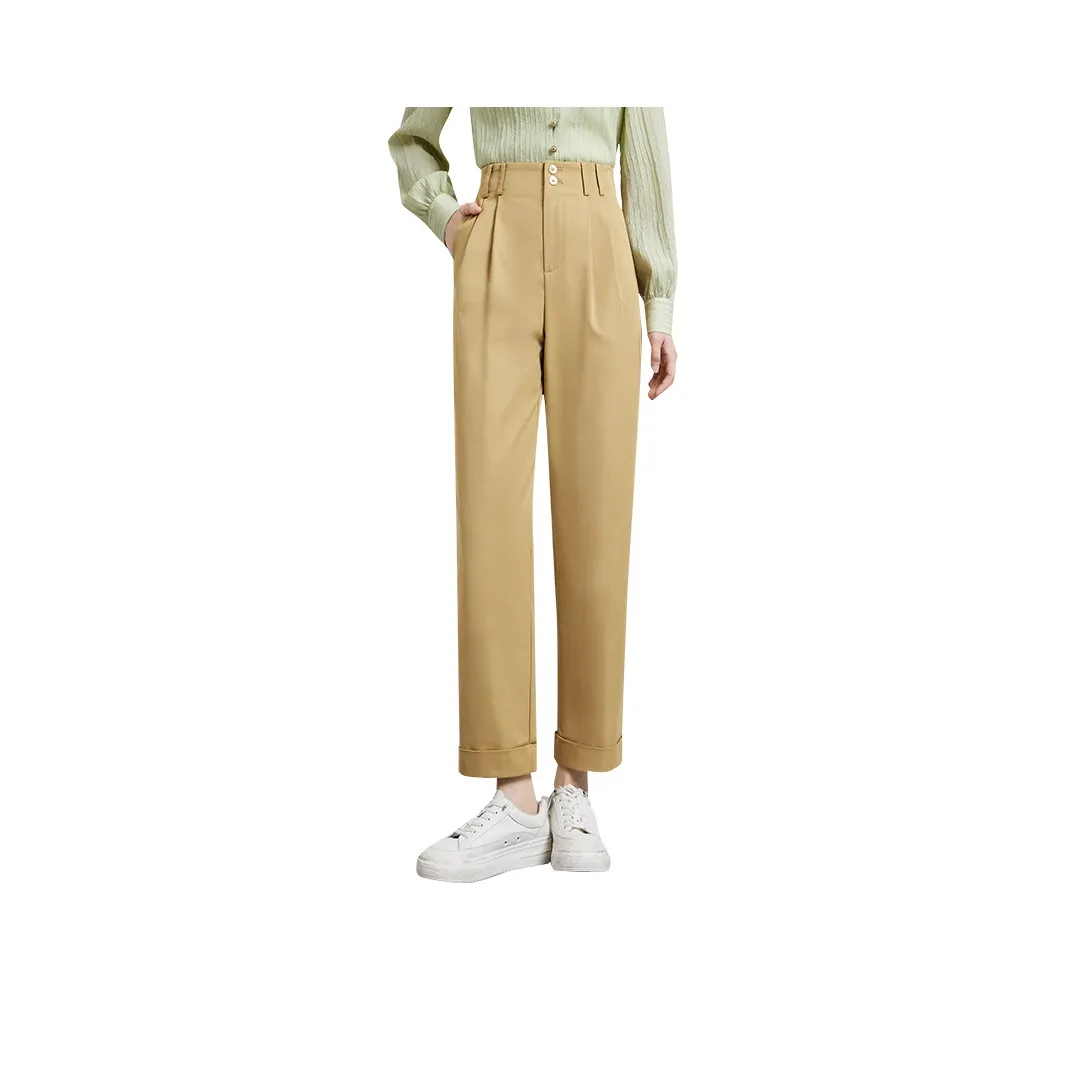 SENTUBILA Хаки Женские Повседневные Брюки