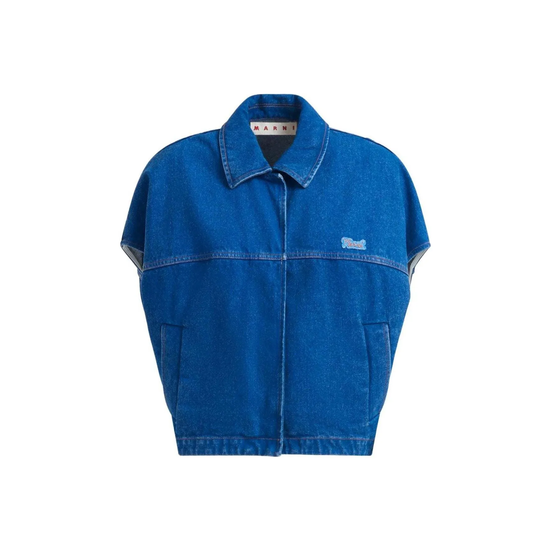 MARNI Sleeveless Denim Gilet