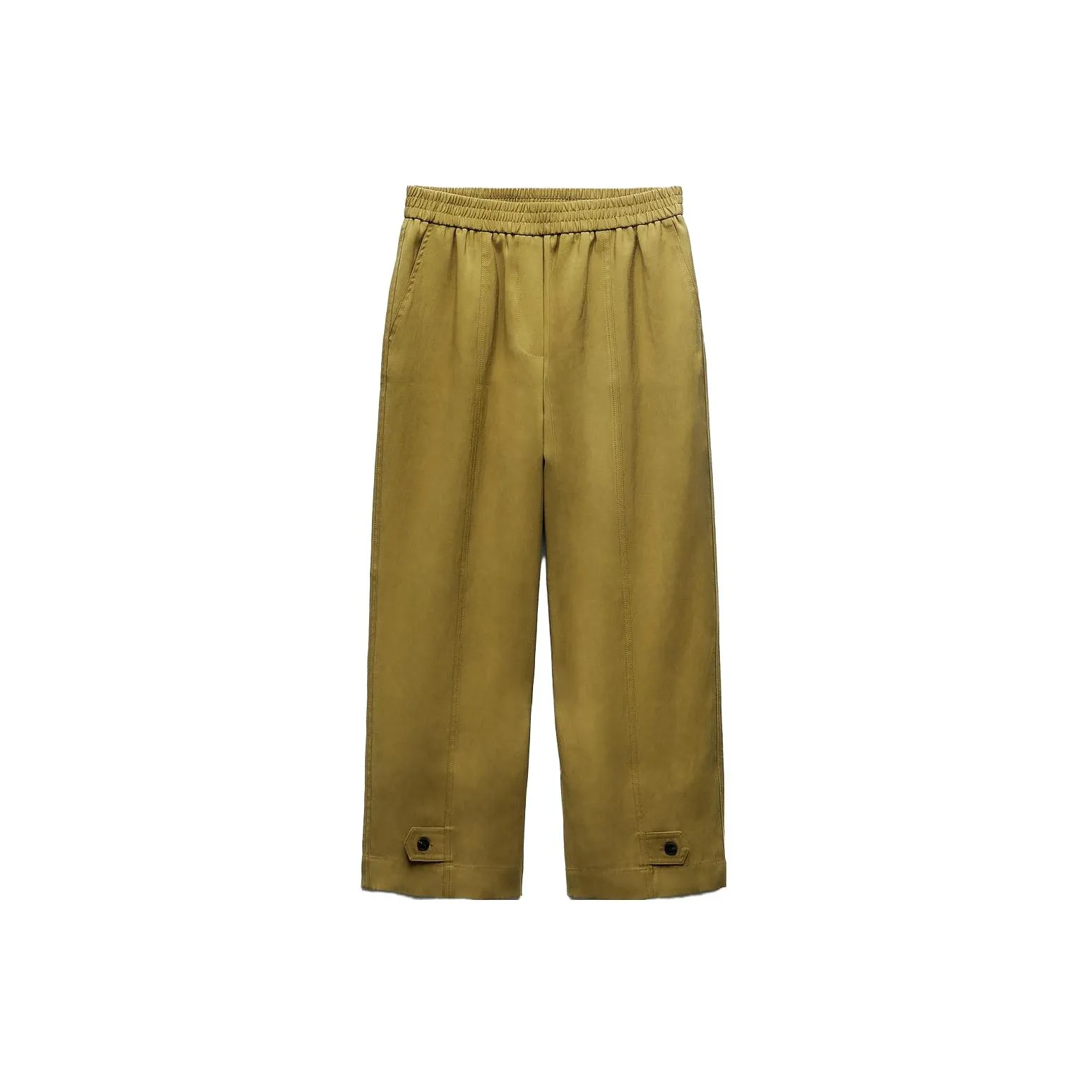 ZARA Casual Pants Women's Olive Green