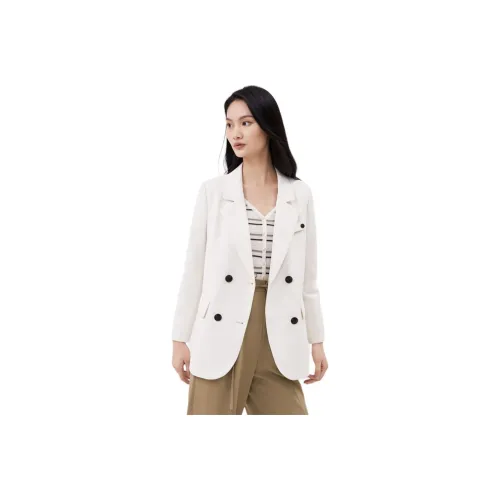 TKY SHOP Экрю Женские офисные костюмы