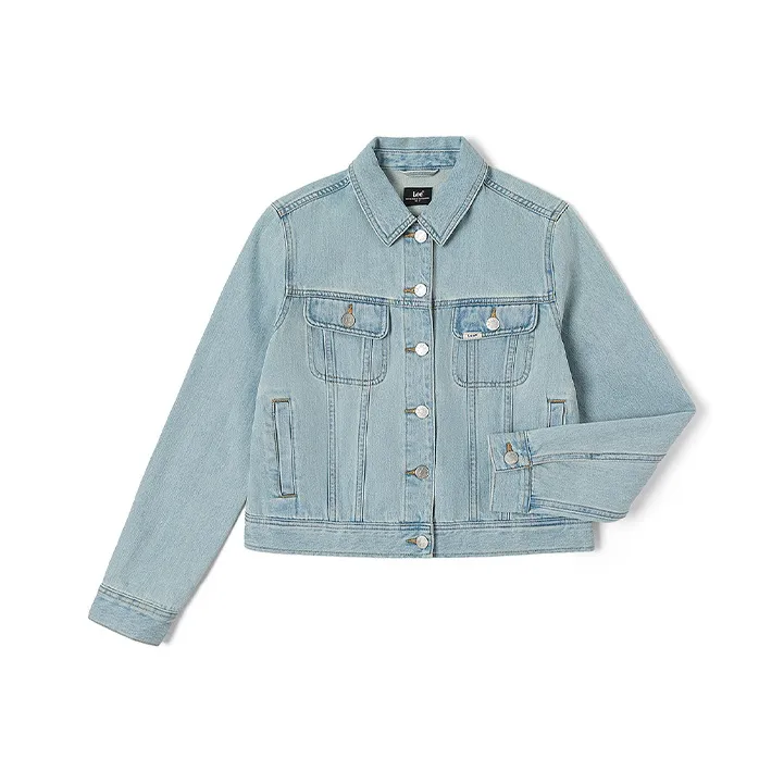 Lee SS23 Denim Jacket Women's Light Blue