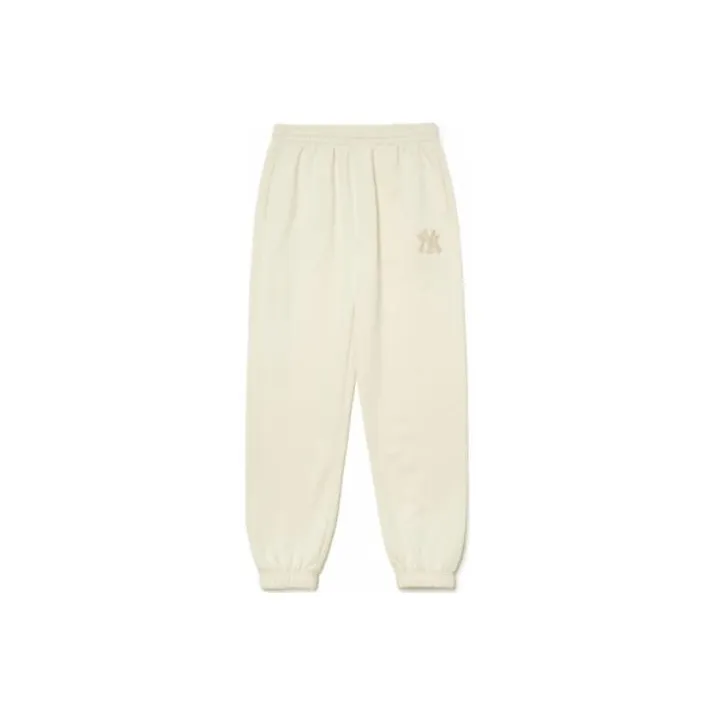 MLB Крем Женские Вязаные Тренировочные Брюки