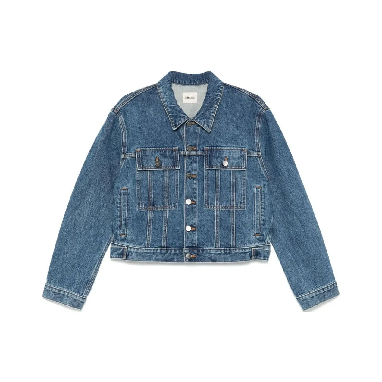KHAITE Saunder Buttoned Denim Jacket
