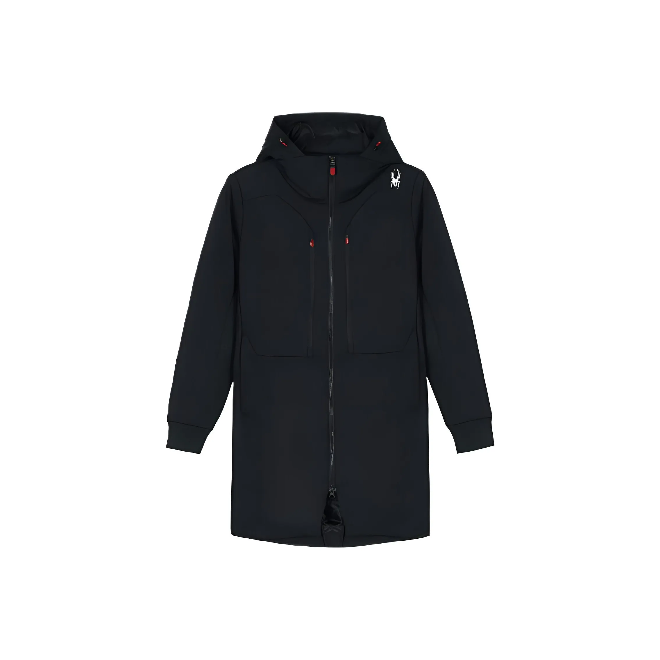 SPYDER Тренировки Хлопковый пуховик Женские Черный