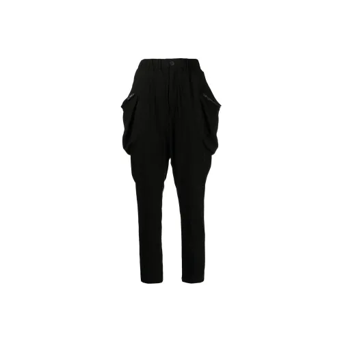 Yohji Yamamoto Черные Женские Повседневные Брюки