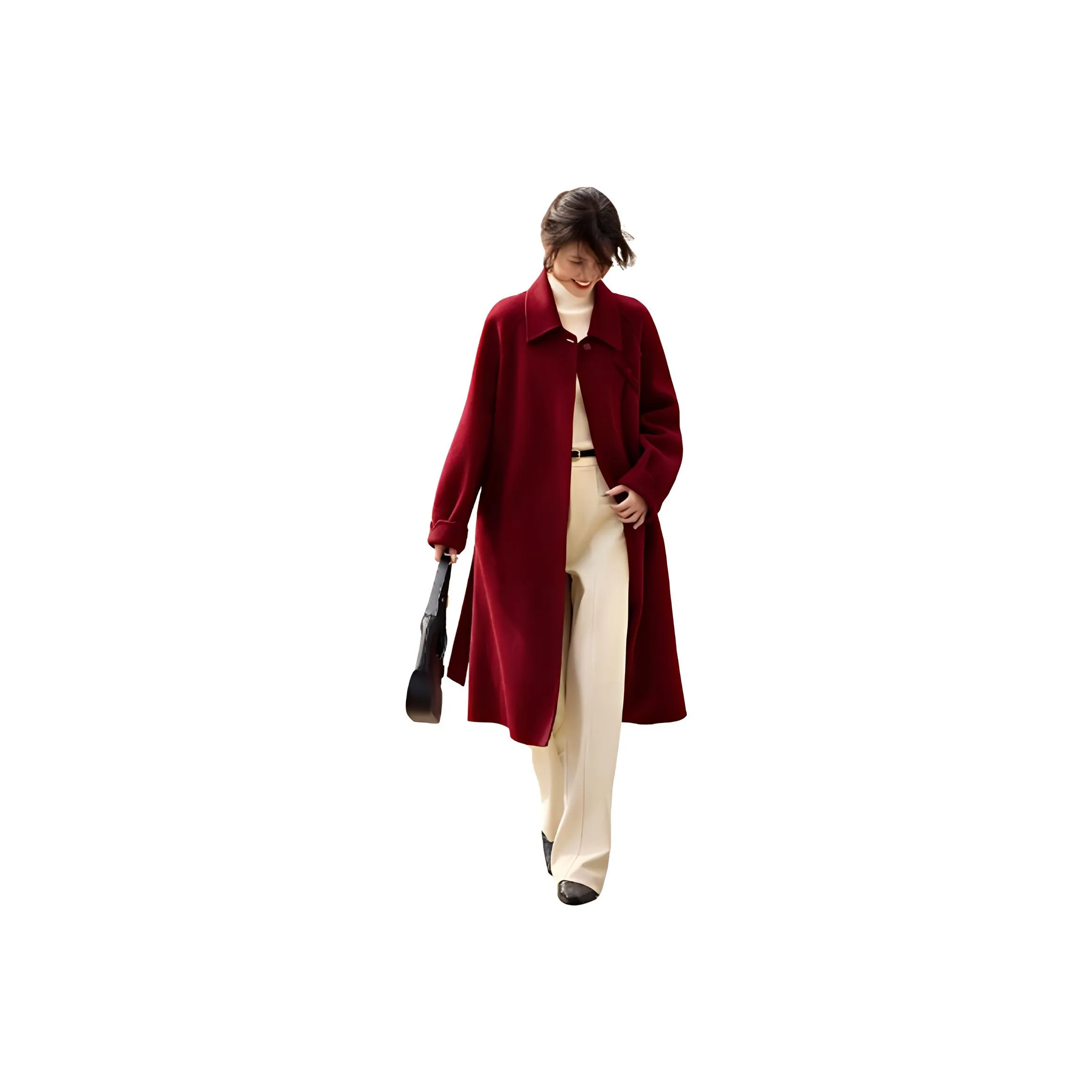 XWI Coats Women's Fresh Red Date