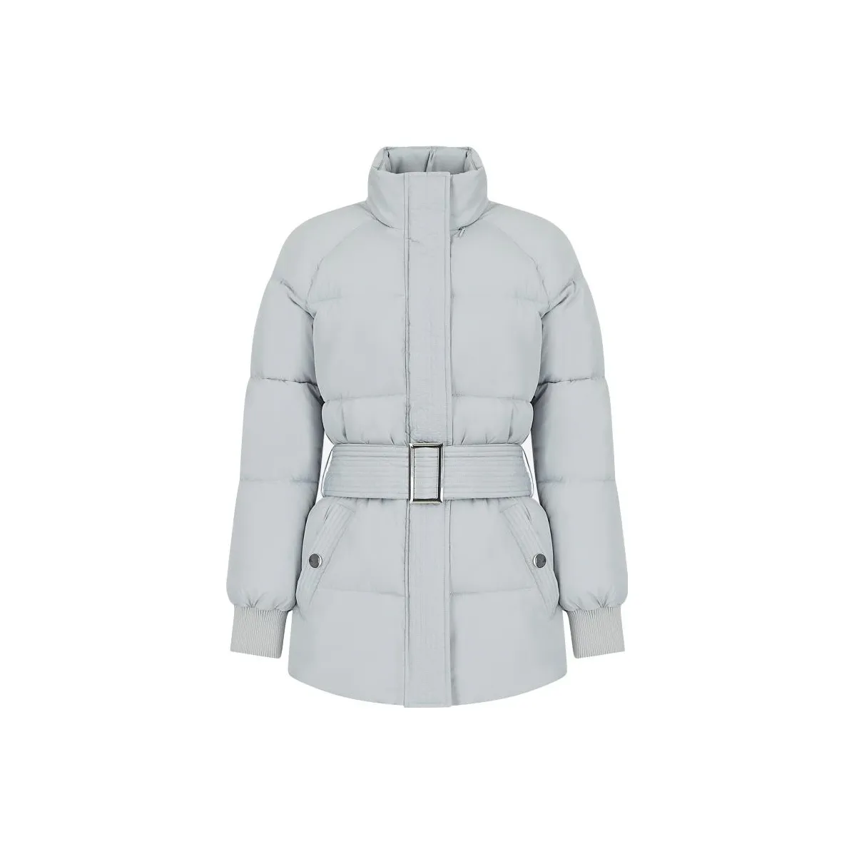 ARMANI EXCHANGEAE Хлопковый пуховик женский серый