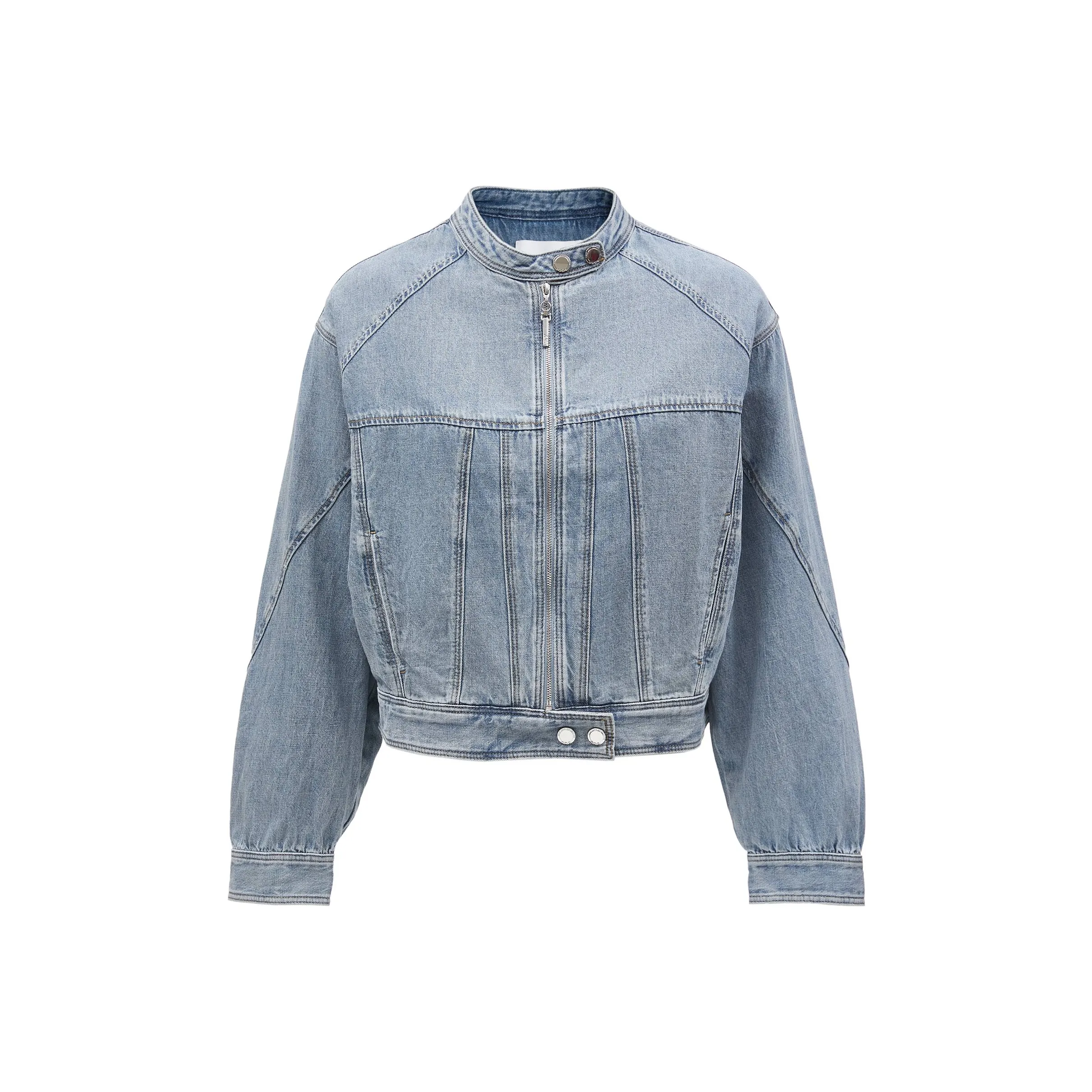 ONLY Denim Jacket Women's Washed Denim Blue