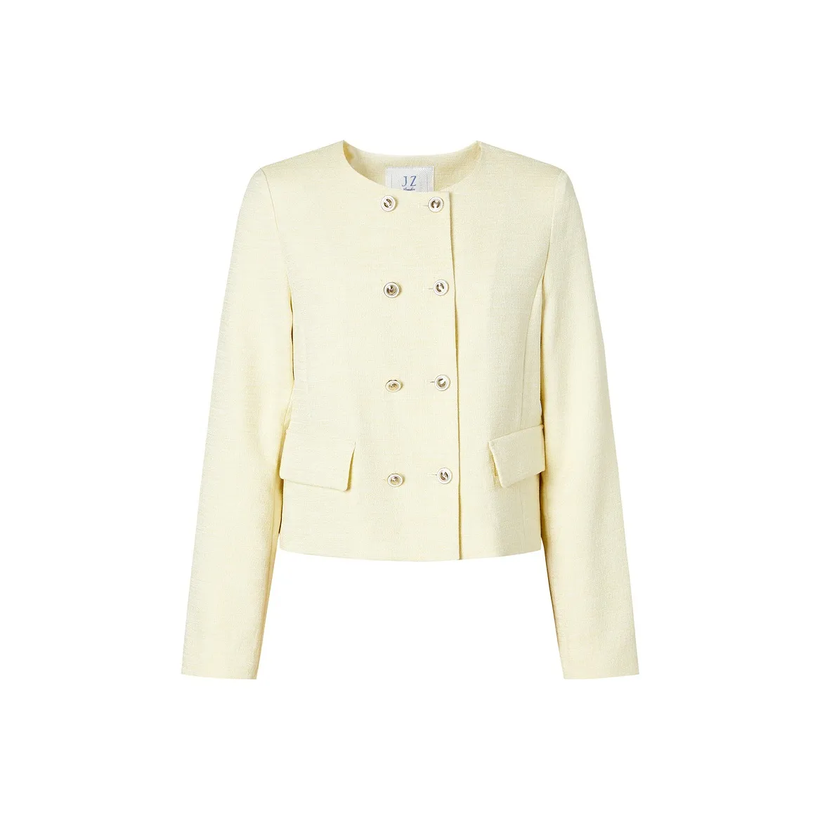 JZ Juzui Cropped Coat Women's Tender Yellow