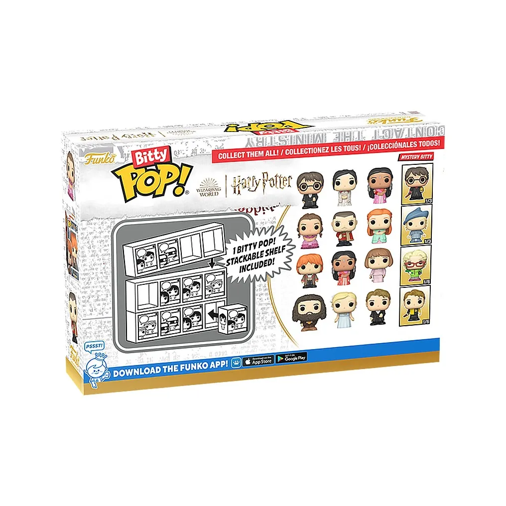 Funko Гарри Поттер Пламя Чашка Мини 4 Человек Комбо Коллекция 1 Фигурки в стиле чиби