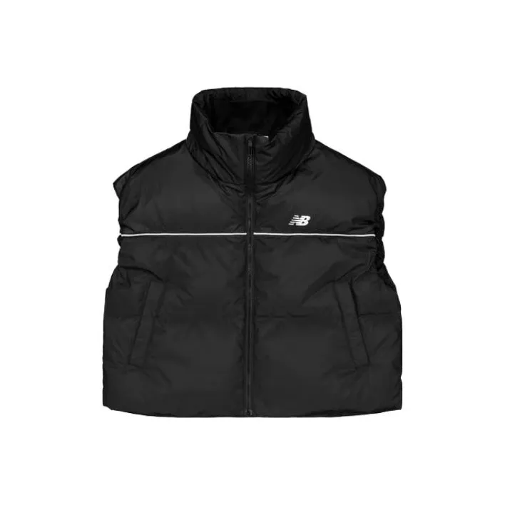 New Balance совместный продукт Черный Женский Пуховый жилет