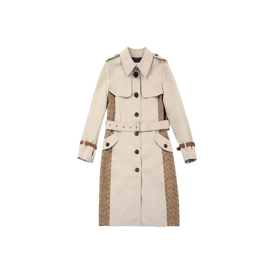 COACH Хаки Женский Тренч