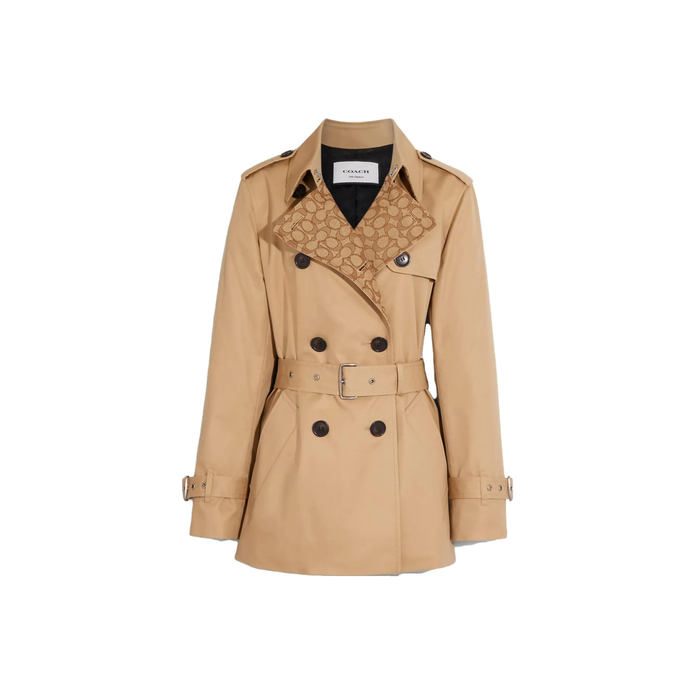 COACH Trench Coat Women's Khaki